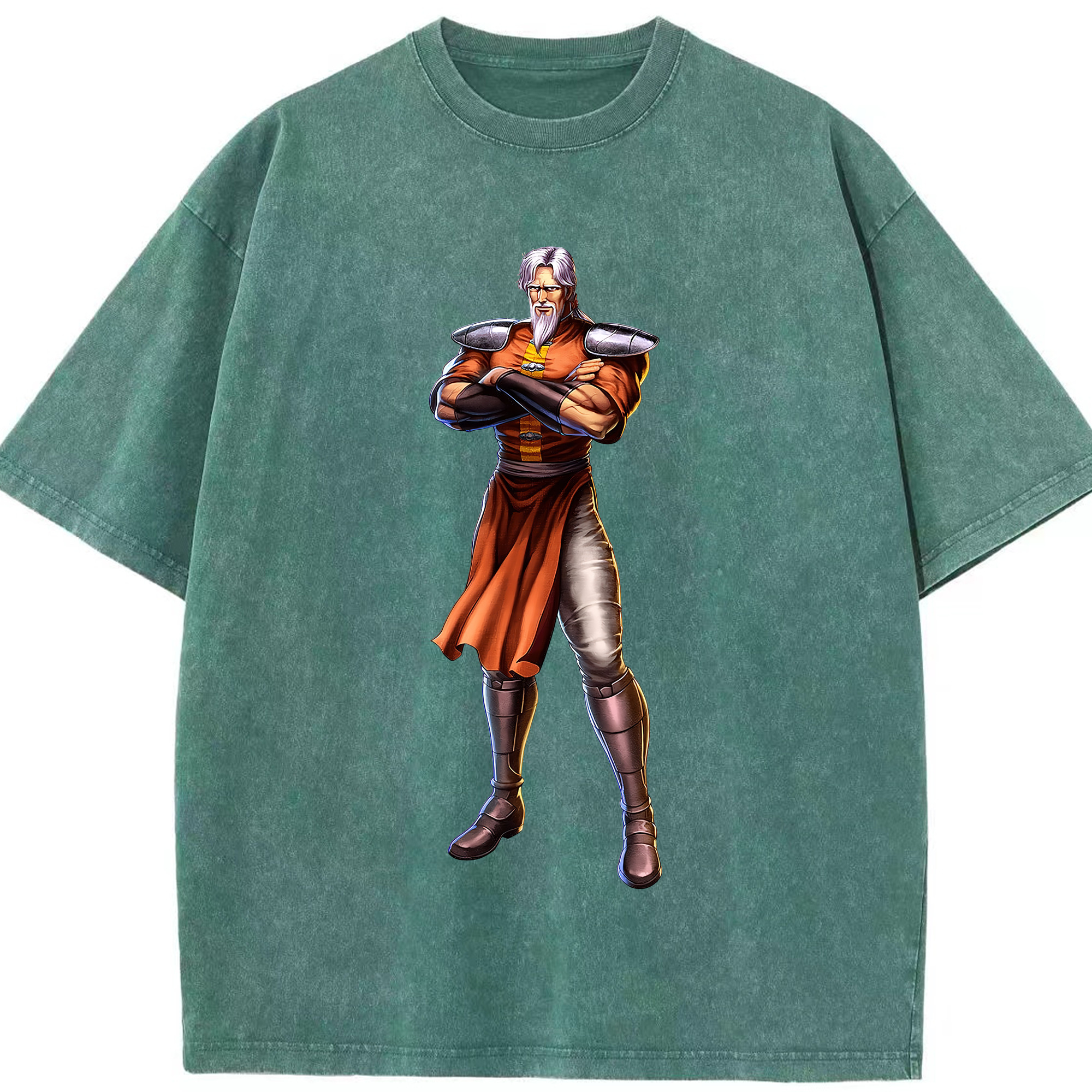 （画像用） 北斗の拳 Fist of the North Star 綿100% ヴィンテージ風 半袖Tシャツ（フロントプリント）
